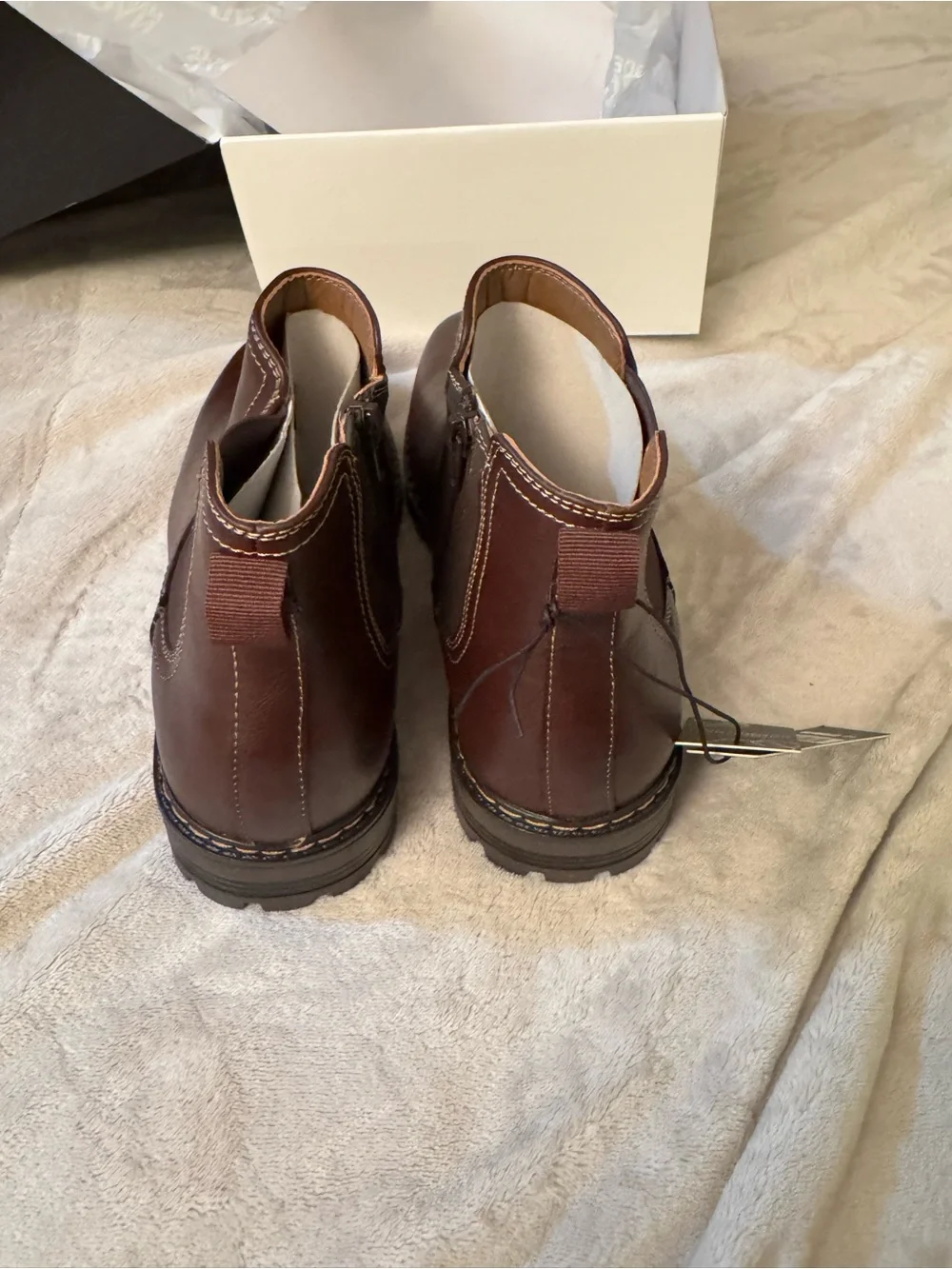 Brown Men’s  Chelsea Boots - Classic Slip-On Style size 10.5
